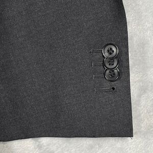 Suit Supply Vitale Barberis Canonico Super 110s Wool Blazer Charcoal Grey 38L